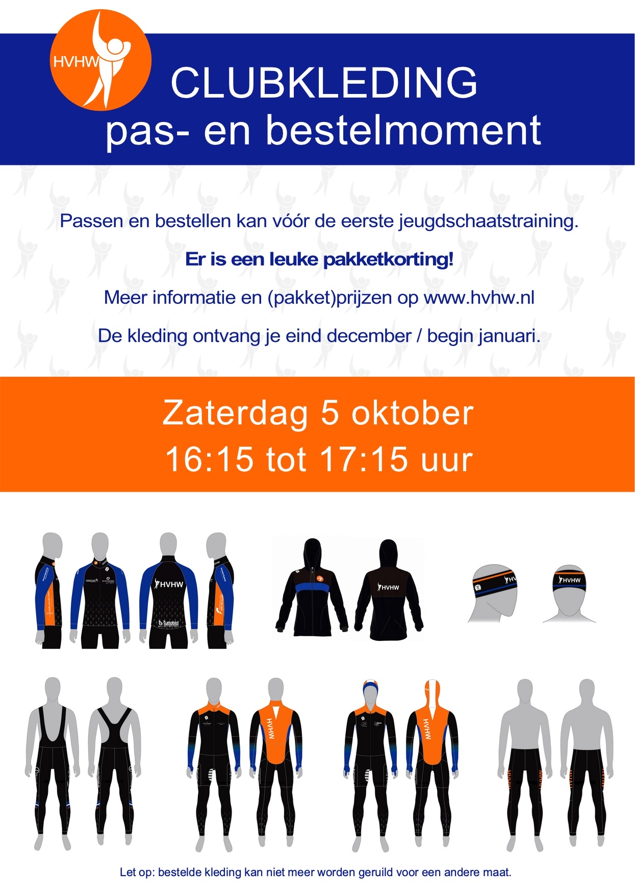 hvhw clubkledingpasbestel 510124